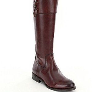 FRYE Jayden Button Tall Leather Riding Boots 5.5
